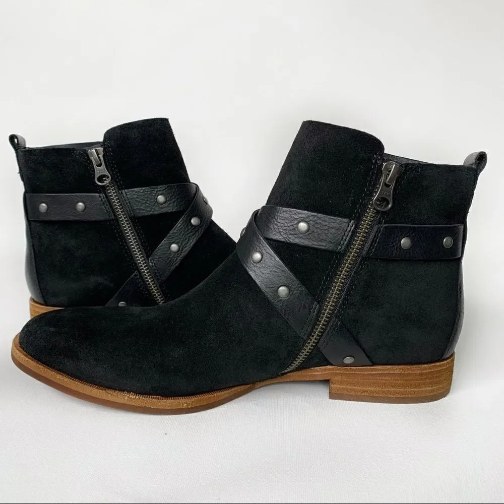 KORK-EASE Black Suede Booties! - Picture 8 of 9